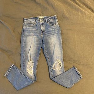 Levi’s 721 High Rise Straight Distressed Jean